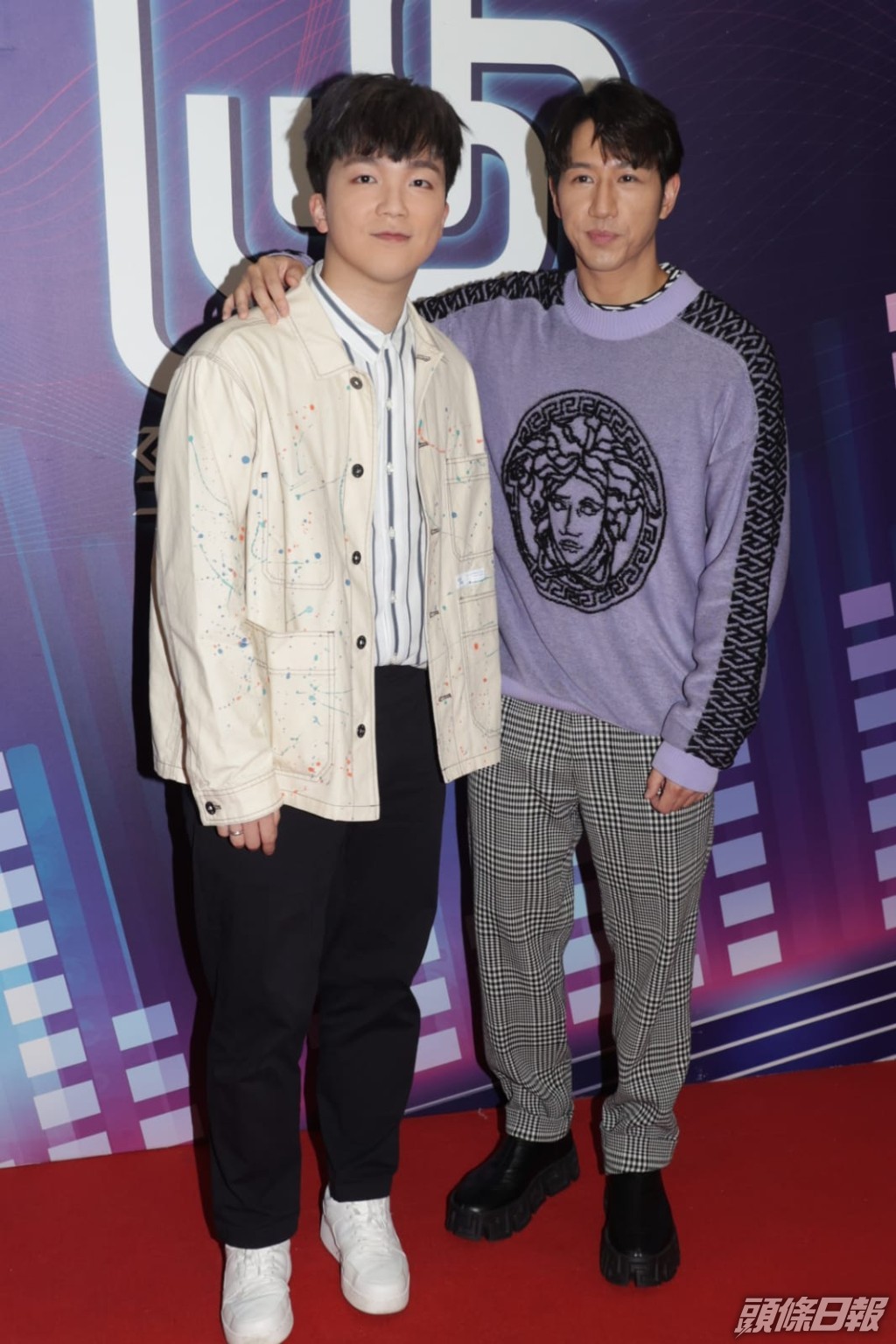 何晉樂與馮允謙（右）同場。